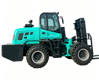 Montacargas Todoterreno de 4 Ruedas Motrices, Diésel, 5 Toneladas, Elevación Hidráulica, para Uso en Obras Forestales