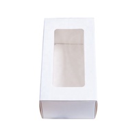 Usine Offre Spéciale Pliant Plat Carton Blanc Boulangerie Boîte D'emballage Cookie Sweet Box Impression Personnalisée Partie Dessert Donuts Boîte De Papier