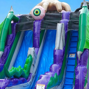 Toboggan aquatique gonflable à double piste sur le thème des monstres araignées, <span class=keywords><strong>piscine</strong></span> à jets d'eau, pour fêtes, événements, anniversaires, <span class=keywords><strong>location</strong></span> - Product Image 3