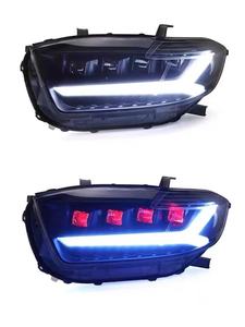 Conjunto de Faros LED de 12V para Modelos 07-11, Lente Modificada con Matriz de Luz Fluida, Señal de Giro y Luz Diurna - Product Image 3