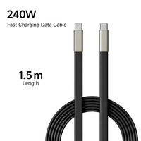 Nouveau câble de données 2026 240W Type C vers Type C avec adaptateur de voyage pour kit de charge Xiaomi pour ordinateur portable et téléphone