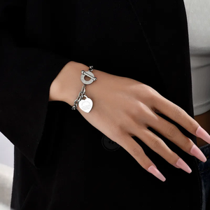 สร้อยข้อมือทองแดงชุบทอง14K แบบทันสมัยสำหรับผู้ชายสร้อยข้อมือเครื่องประดับแฟชั่นสุดหรูขายส่ง - Product Image 1