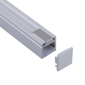 Profils de LED d'aimant d'extrusion de canal de LED personnalisés en forme de U pour étagère de marchandises pour la lumière d'armoire - Product Image 2