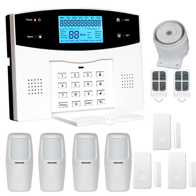 Tuya Smart Anti Intrusion Alarm System Fire Alarm WiFi GSM Burglar Portable Wireless Security Alarm System for Home Security