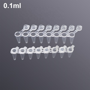 Tubos de PCR de 0.2ml, <span class=keywords><strong>Tubo</strong></span> de Centrífuga PCR-8 de 0.1ml, Pared Ultrafina, Libre de DNase/RNase, No Pirogénico, No Citotóxico, 120 Tiras - Product Image 4