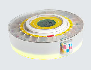 Distributeur automatique de pilules Bluetooth avec gobelets amovibles, 21 compartiments, clé de verrouillage pour vitamines, compléments alimentaires et plus encore - Product Image 6