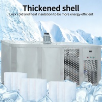 Machine à glaçons automatique industrielle commerciale grande et petite taille pour la fabrication de blocs de glace, congélateur à briques pour entreprises au Nigeria, vendue à Lagos et en Zambie