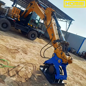 Eğim sıkıştırma Roadworks için HOMIE ekskavatör eki hidrolik toprak titreşimli plaka sabotaj actor ktör - Product Image 2