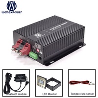 Chargeurs DC-DC pour véhicules au lithium LiFePO4 et au plomb-acide, 12V à 14,6V 12,6V 30A, chargeur intelligent automatique batterie-batterie