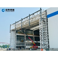 Officina e Magazzino in Struttura d'Acciaio Prefabbricata, Parti Prefabbricate per Installazione Rapida e Consegna in Loco