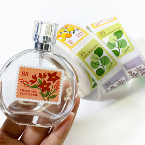 Printing Waterproof Print Drop Liquid Adhesive Packaging logo Sticker Dropper Custom Cosmetic Essential Oil Label for Bottle