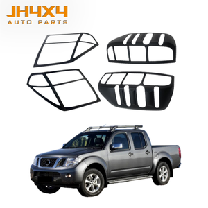 Copri Fari e Luci Posteriori in Nero Opaco per <span class=keywords><strong>Nissan</strong></span> <span class=keywords><strong>Navara</strong></span> D40 <span class=keywords><strong>2005</strong></span>-2014, Accessori Auto 4x4 - Product Image 1