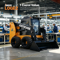 Chargeuse sur pneus diesel Yanmar haute performance à entraînement hydraulique, forte capacité de déneigement municipal
