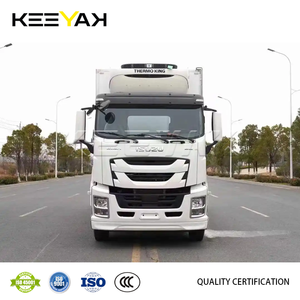 ISUZU 6*4 냉장 콜드 룸 밴 트럭 온도 레코더 아이스크림 고기 운송 냉동 트럭 판매 - Product Image 2