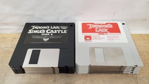 ORIGINAL DRAGON'S LAIR et SINGE'S CASTLE GAME 3.5 - Ensembles de disques floppy - Bon état - Product Image 1