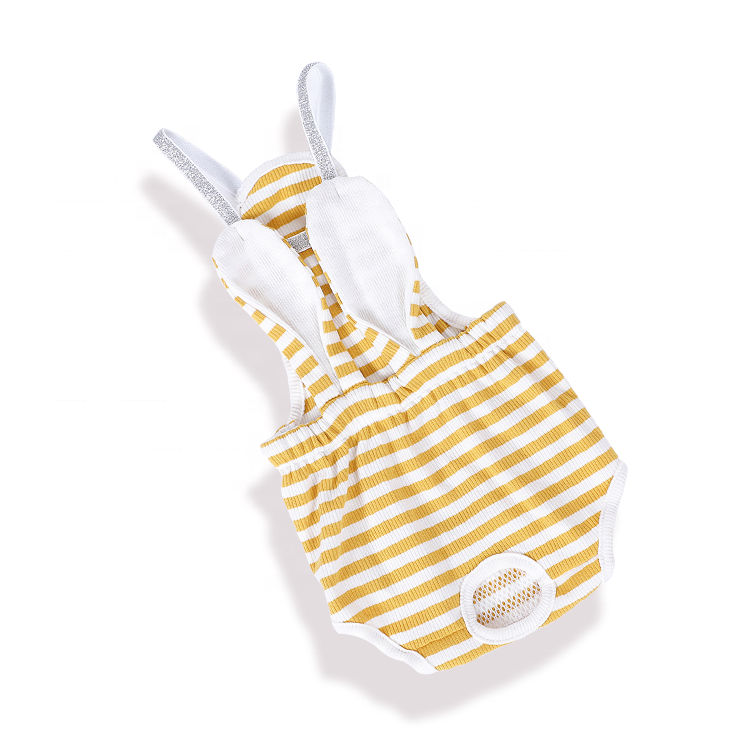 Rayure Sanitaire Culotte avec Sangle Réglable, Physiologiques Pantalons Pet Sous-Vêtements Couches pour Fille Chien