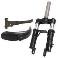 Kit de suspension de fourche avant pour trottinette électrique avec garde-boue et béquille, compatible avec M365 1S Pro Pro2