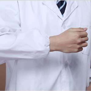 Blouse blanche laboratoire médecin uniforme médical <span class=keywords><strong>homme</strong></span> et femme médecin <span class=keywords><strong>esthéticienne</strong></span> été pharmacie infirmière uniforme - Product Image 5