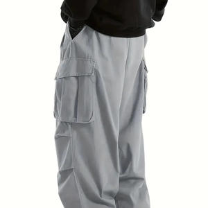 Pantaloni Cargo da Uomo Nuovi Traspiranti a Gamba Dritta e Larga Modello Sportivo <span class=keywords><strong>Carrot</strong></span> PP238 Disponibili - Product Image 5