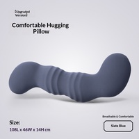 Oreiller ergonomique en mousse à mémoire de forme pour les jambes et le corps 108x41cm, rafraîchissant, respirant, à rebond lent, pour dormeurs latéraux, soutien complet du corps
