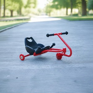 Tricycle pliable 2 en 1 en métal avec poignée de poussée, jouet à roulettes pour tout-petits, cadeau d'extérieur pour enfants - Product Image 6