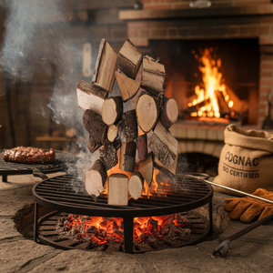 Trozos de Madera Natural para Barbacoa o Chimeneas, Paquete Certificado ISO de Cognac a Granel, Exportación Española - Product Image 3