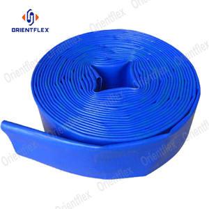 80mm 110mm <span class=keywords><strong>1</strong></span> "2 pulgadas 3/4 pulgadas Tuyau Plat Bleu Pour Irrigation De 32mm Pvc Layflat Manguera para riego por goteo - Product Image 1