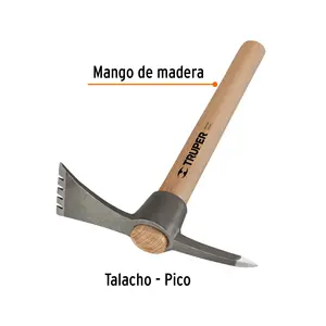 Martillo taladro-pico MASTER 24, 16 oz, mango de madera, TRUPER - Product Image 2