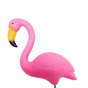 안뜰을위한 대형 핑크 플라밍고 장식 맞춤형 야외 정원 장식 예산 친화적 인 PE 플라스틱 새 모델 - Product Image 2