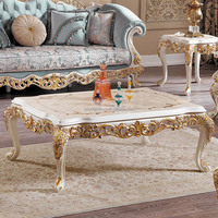 Ensemble canapé sectionnel en bois massif sculpté de style européen en feuille d'or pour hôtel palais ou villa de luxe meubles de salon