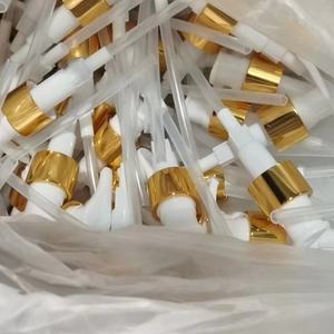 ฝาจุกแบบดิสก์สีทองขนาด 20/410 พร้อมปลอกอะลูมิเนียม ฝาขวดแชมพูขนาด 24/410 ฝาขวดพลาสติกสำหรับครีมนวดผมแบบกด ขายส่งจากโรงงาน - Product Image 6