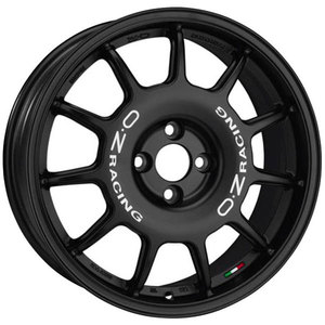 CERCHI EN LEGA LEGGENDA 7x17 4x100 ET 30 LETRAS BLANCO NEGRO MATE - Product Image 1