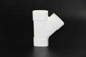 Raccord en T à angle décalé en <span class=keywords><strong>PVC</strong></span> Zhongcai 55*30 pour tube plat, durable, pour branche de pipeline - Product Image 2