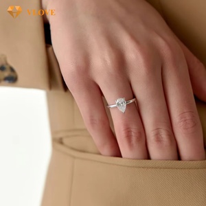 Ensemble <span class=keywords><strong>de</strong></span> bagues <span class=keywords><strong>de</strong></span> mariage en or 18 carats avec <span class=keywords><strong>diamant</strong></span>, certificat GIA, bague en or véritable 14 carats, bagues <span class=keywords><strong>de</strong></span> fiançailles pour femmes, <span class=keywords><strong>diamant</strong></span> véritable - Product Image 5