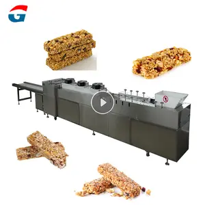 Muesli barra de cereal, venda quente de barra de cereal para processamento de alimentos, lanche, grão de biscoito, máquina de fabricação de produto