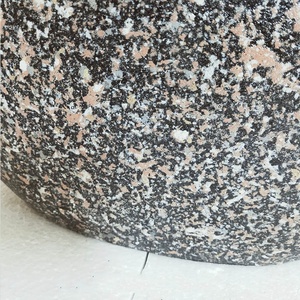 Jardinières de grande taille en pierre à effet terrazzo, brossées à la main, pour plantes d'extérieur et d'intérieur - Product Image 6