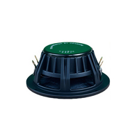 Sistema de Altavoces para Auto de 3 Vías, 70W, 4 Ohmios, Gabinete Metálico de 6.5 Pulgadas con Crossovers, Rango de Frecuencia de 58Hz-20KHz, para Audio de Auto OEM