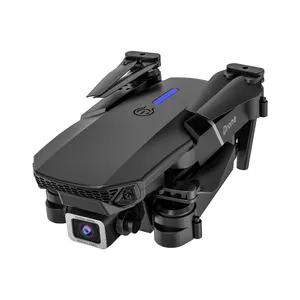 2023 populaire E88 Pro Drone 4k double caméra avec trois batteries Vr 3d Mode 15 minutes de vol batterie longue portée Fpv Rc pliable M