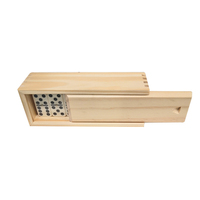 Console de jeu professionnelle pour enfants, jouet de haute qualité, en plastique, dominos de table avec boîte en bois, offre spéciale
