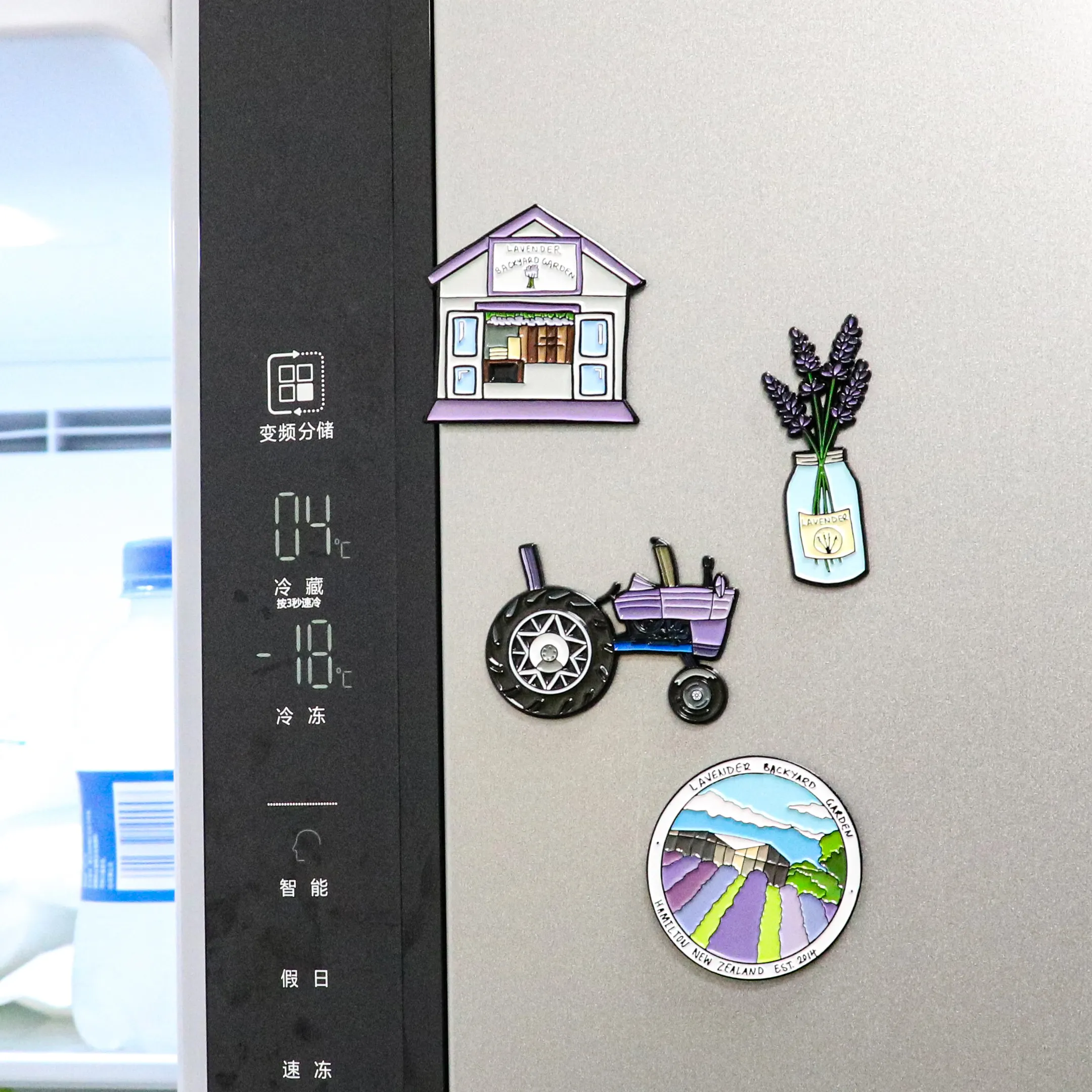 custom logo Souvenir Fridge Magnet Metal customized metal refrigerator stickers printed fridge magnet