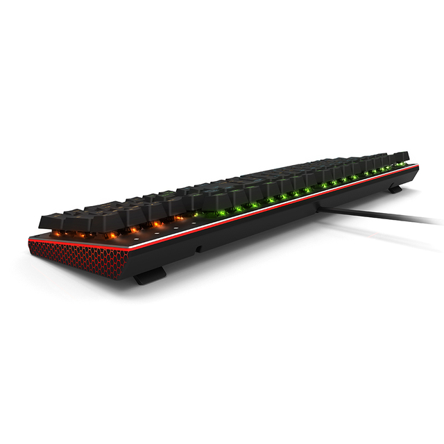 Custom Full Size RGB Backlit ABS Keycaps Wired Gaming Keyboard Computer Mechanical Keyboard