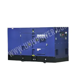 Super silent generatore diesel 75kva 100kva 150kva 200kva razionale disegno grande serbatoio di acqua di raffreddamento