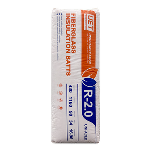 <span class=keywords><strong>Laine</strong></span> <span class=keywords><strong>de</strong></span> <span class=keywords><strong>verre</strong></span> isolante marron sans formaldéhyde, non irritante, standard AU R2.7 90mm, pour isolation thermique des aciers - Product Image 5