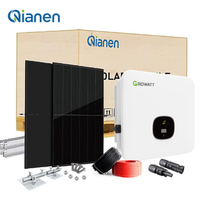 Qianen On-Grid năng lượng mặt trời hệ thống năng lượng 8KW 10KW 12KW 15KW đa tinh thể silicon năng lượng mặt trời bảng điều khiển Kit cho nhà MPPT điều khiển 10KW - Product Image 6