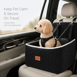 <span class=keywords><strong>Siège</strong></span> auto moderne pour <span class=keywords><strong>chien</strong></span> avec intérieur rembourré doux, installation stable et conception de <span class=keywords><strong>protection</strong></span> pour les voyages - Product Image 4
