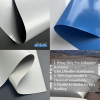 GAIA - Bolsa de Almacenamiento de Agua Plegable y Flexible Anti-UV, Tela de PVC para Agricultura, Lona Revestida de PVC