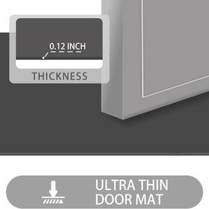 Alfombra de baño minimalista de tierra de diatomeas, rectangular, de color sólido, absorbente y antideslizante para el baño o la entrada. - Product Image 3