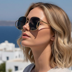 Gafas de Sol Grandes y Modernas para Hombre, Estilo Punk, Hip Hop, Metal, Protección Solar, Únicas, para Mujer, Vacaciones, Fiesta, Baile - Product Image 1