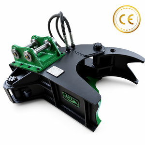 Accesorio de Cizalla para Árboles para Excavadora, Herramienta Multifuncional para Talar, Recortar y Agarrar Troncos en Sitios Forestales - Product Image 4