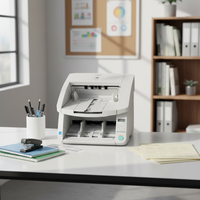 Scanner de documents couleur A3 haute vitesse USB Canon DR-9050C, numérisation automatique recto-verso continue, haute résolution, pour usage bureautique, blanc 90